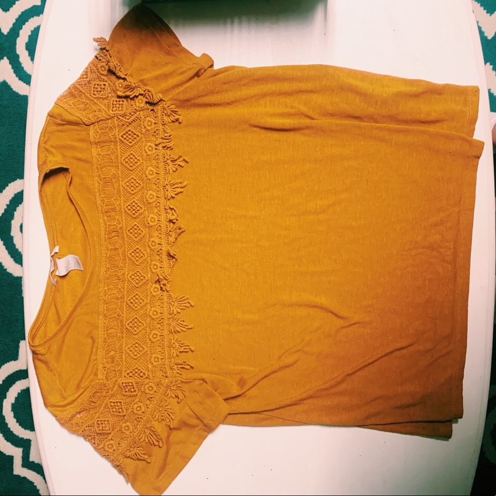 Yellow blouse